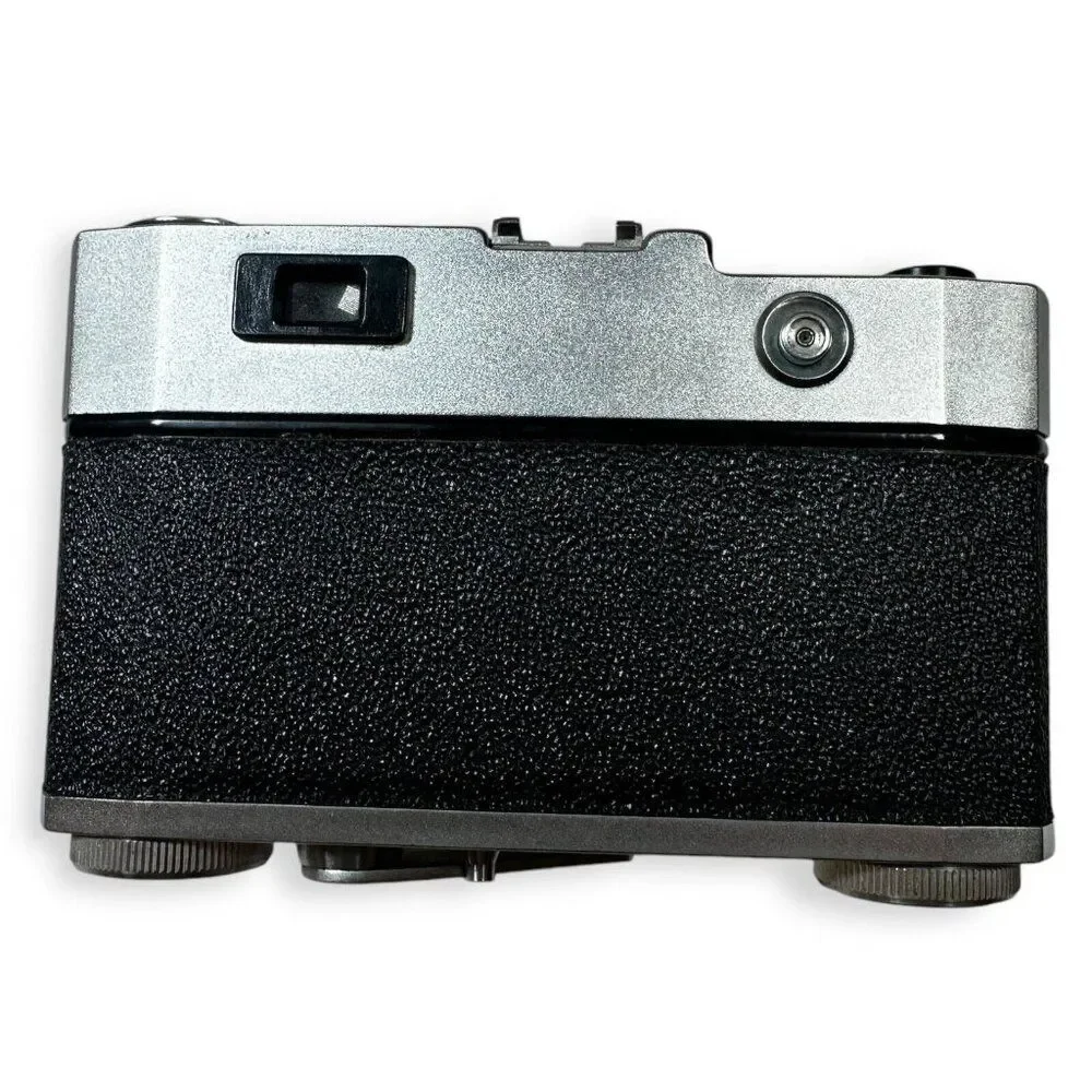 Vintage Ricoh‎ 500 35mm Rangefinder Camera w/ Case and Exposure Meter - Untested